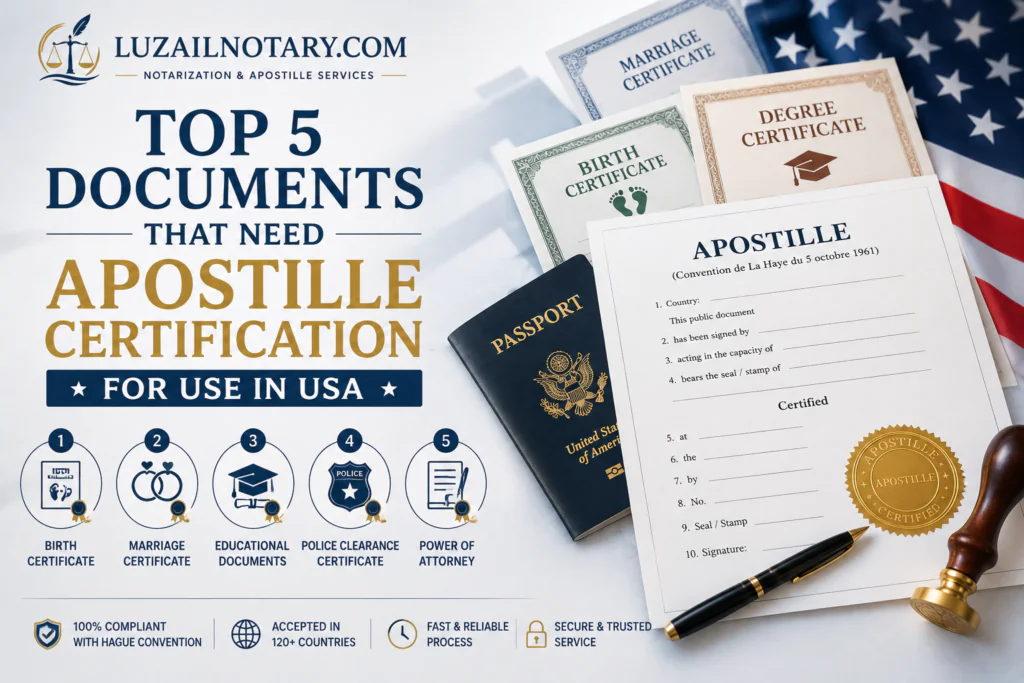 apostille certifications usa