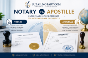 notary vs apostille